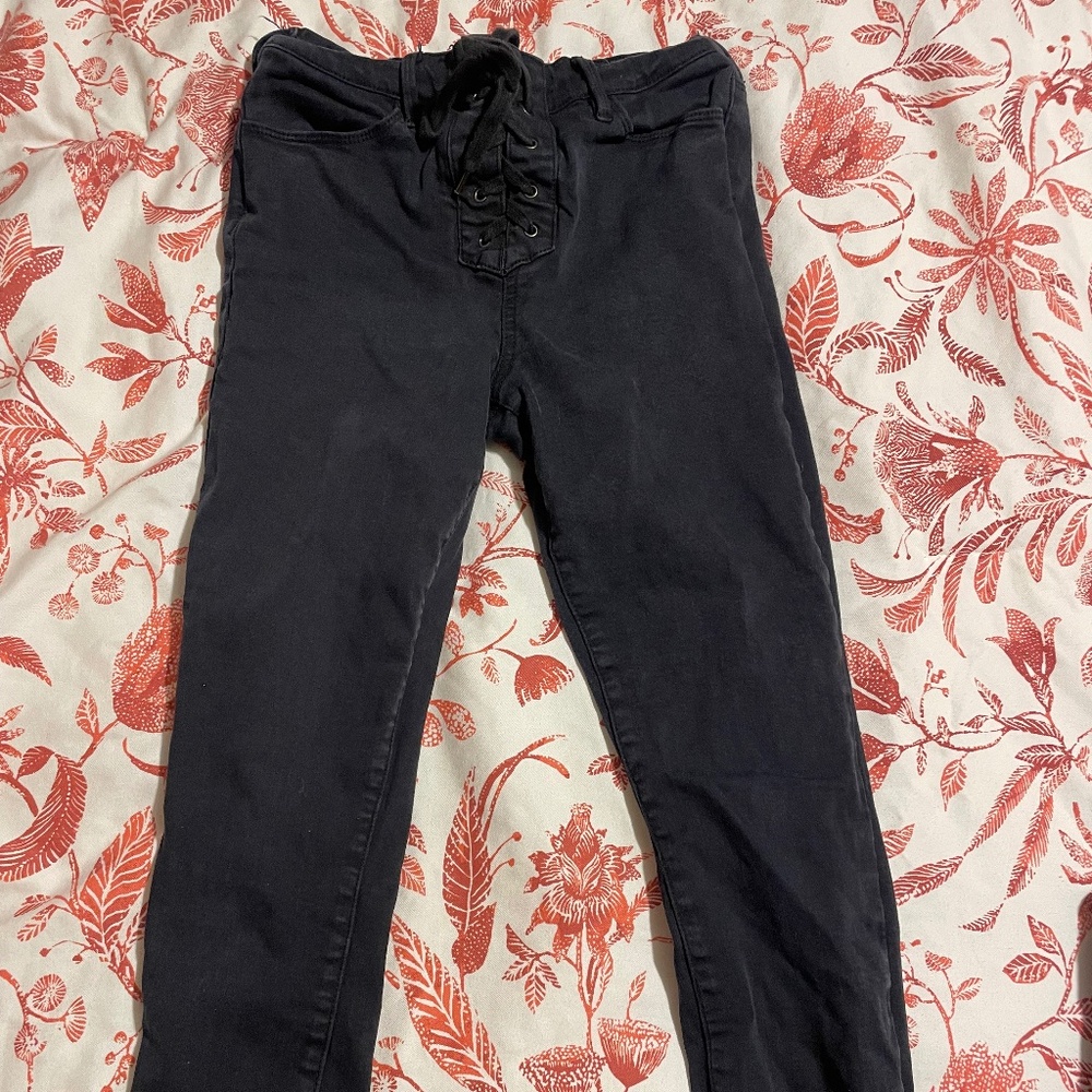 Pacsun high rise black skinny jeans